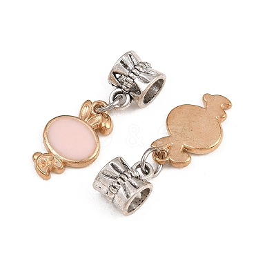 Alloy Enamel European Dangle Charms PALLOY-YW002-04-1