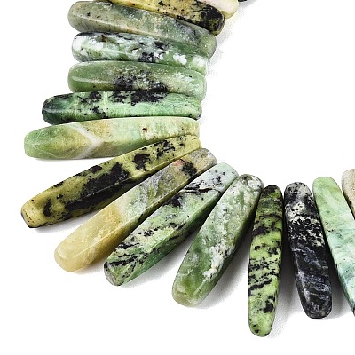 Natural Serpentine Beads Strands G-Q616-06D-1