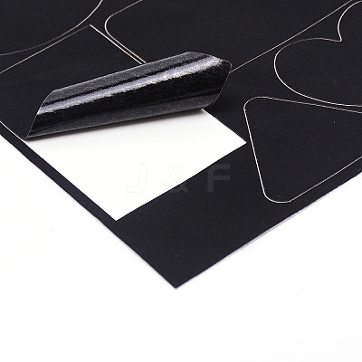 Nylon Self-Adhesive Cloth Iron On/Sew On Patches LS-DIY-WH0196-22B-1