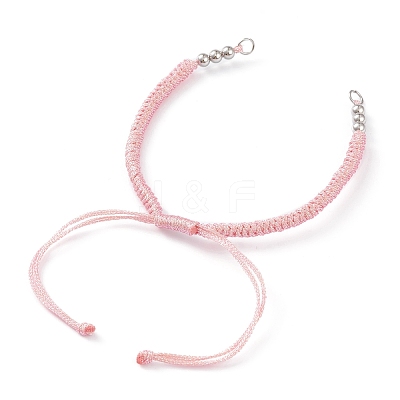 Adjustable Braided Polyester Cord Bracelet Making AJEW-JB00849-03-1