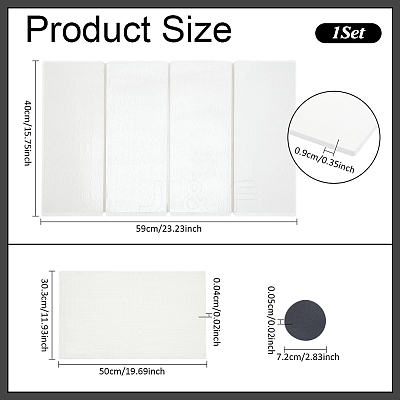 Diatomaceous Earth Drying Mat AJEW-WH0481-454A-1