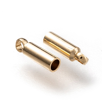 Brass Cord Ends KK-H759-40A-G-1