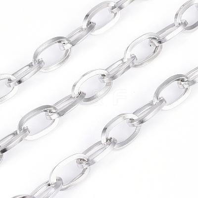 Tarnish Resistant 304 Stainless Steel Cable Chains CHS-G011-13P-04-1