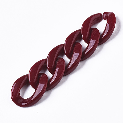 Opaque Acrylic Linking Rings OACR-T011-88F-1