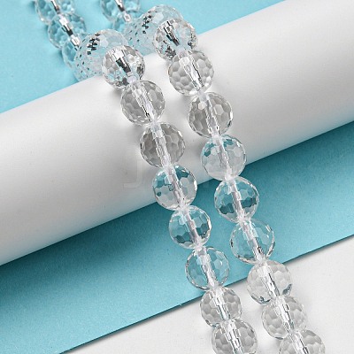 Natural Quartz Crystal Beads Strands G-C079-B06-02-1