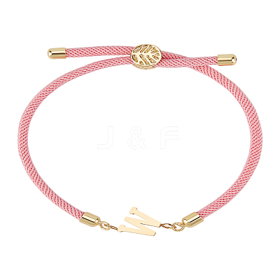 1Pc Adjustable Nylon Cord Slider Bracelets for Women BJEW-LP0001-32W-03-1