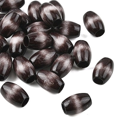 Opaque Acrylic European Beads OACR-Z036-04B-1