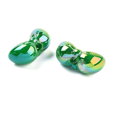 UV Plating Acrylic European Beads OACR-S142-04B-1