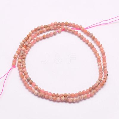 Natural Rhodonite Beads Strands G-F509-41-2mm-1
