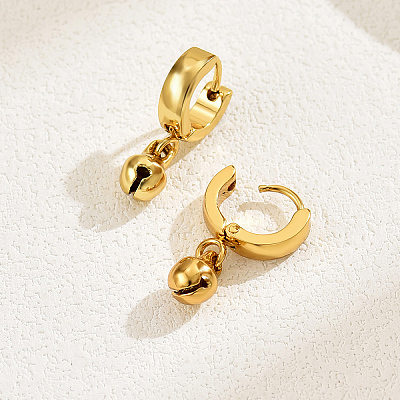 Elegant and Versatile 201 Stainless Steel Hoop Earrings WR7294-1