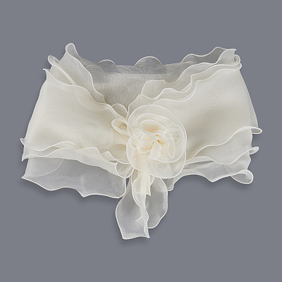 Chiffon Shawl AJEW-WH20054-037B-1