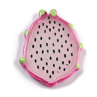 Luminous Resin Fruit Slice Display Decoration DJEW-B014-03-1