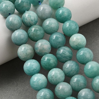 Natural Amazonite Beads Strands LS-G-F461-12-10mm-01A-1