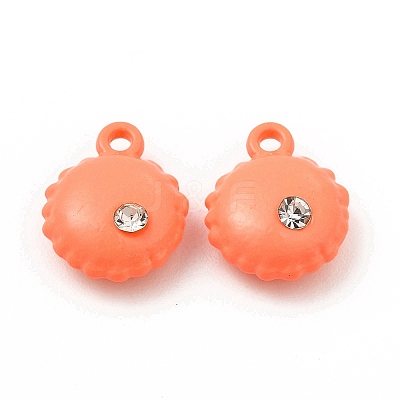 Spray Painted Alloy Pendants FIND-B016-03-1