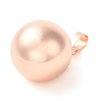 Rack Plating Brass Bell Pendants KK-I682-01A-RG-1