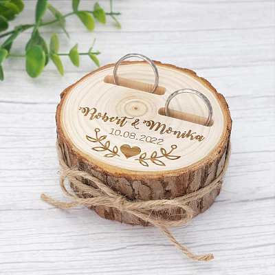 Column Wooden Ring Holder HULI-PW0002-099-1