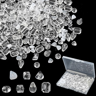 30Pcs 6 Styles Acrylic Beads TACR-YW0008-12-1