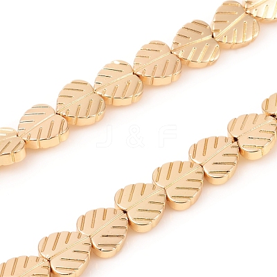 Electroplated Non-magnetic Synthetic Hematite Beads Strands G-F682-08-1