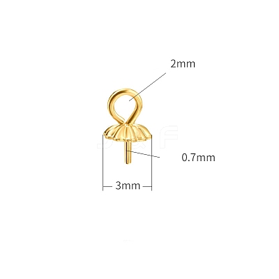 925 Sterling Silver Cup Peg Bails PW-WG49595-04-1