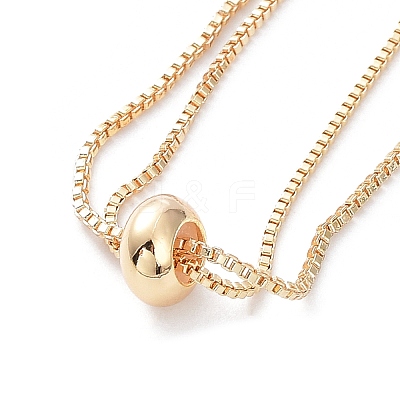 Rack Plating Brass Box Chain Link Bracelet Making KK-A183-01G-1