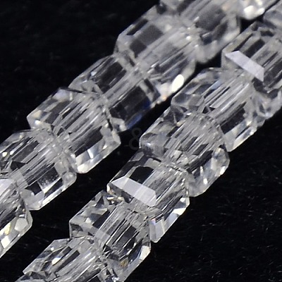 Glass Beads Strands EGLA-J028-3x3mm-01-1
