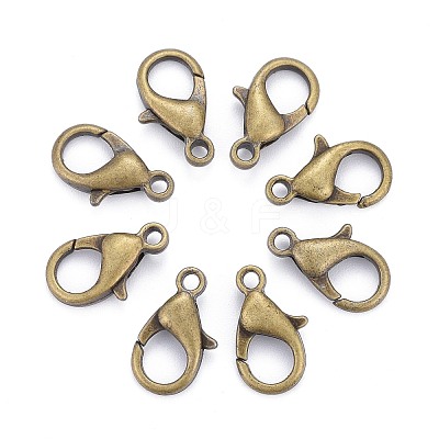 Antique Bronze Alloy Lobster Claw Clasps X-E105-NFAB-1