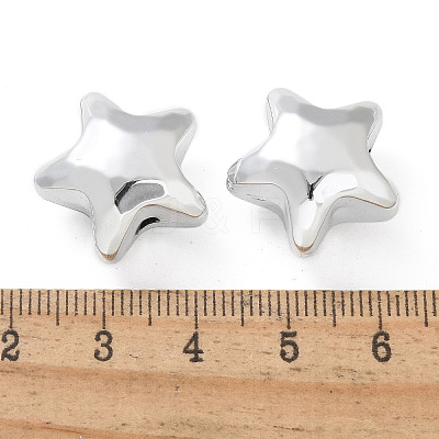 Plating Acrylic Beads PACR-Q008-13S-1