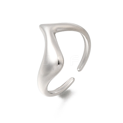304 Stainless Steel Cuff Open Rings RJEW-T034-03P-1