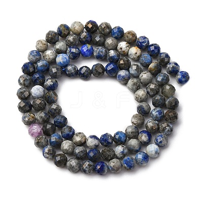Natural Lapis Lazuli Beads Strands G-RM2025-A24-4mm-1