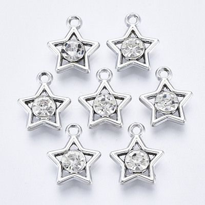 UV Plating Acrylic Pendants PACR-R245-06P-1