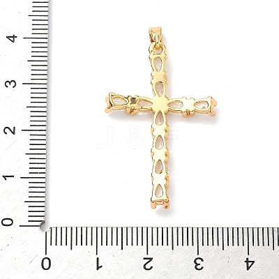Brass Micro Pave Cubic Zirconia Pendants KK-A281-26A-G-1