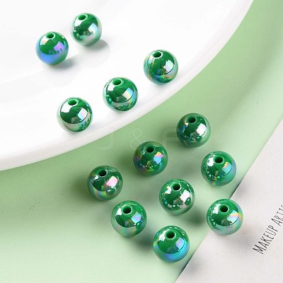 Opaque Acrylic Beads MACR-S370-D10mm-24-1