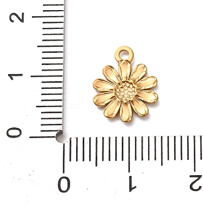 304 Stainless Steel Enamel Pendants STAS-F367-16A-G-1