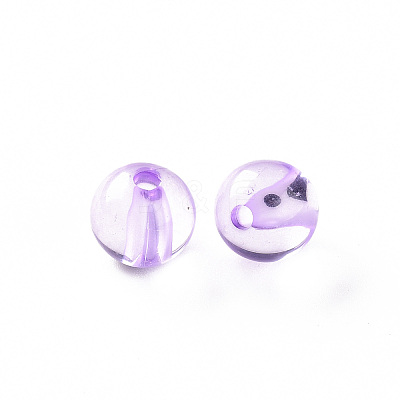 Transparent Acrylic Beads X-MACR-S370-A10mm-746-1