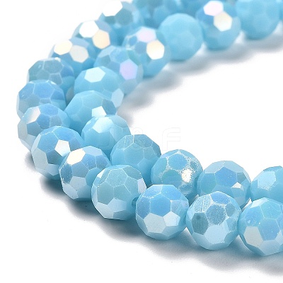 Opaque Glass Beads Stands LS-EGLA-A035-P8mm-B08-1