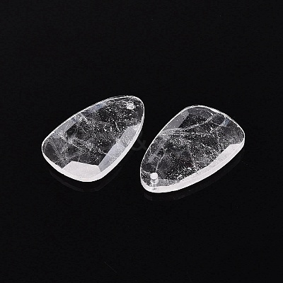 Natural Quartz Crystal Pendants G-Q601-38K-1