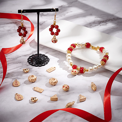 16Pcs 8 Style Alloy Charms FIND-NB0003-62-1