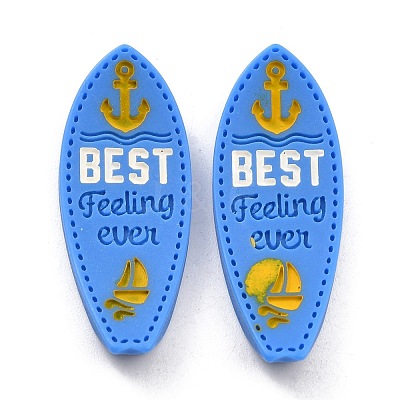 Opaque Resin Cabochons RESI-C010-01-1
