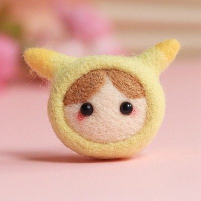 DIY Constellation Doll Keychain Needle Felting  Kit DIY-D068-01P-06-1