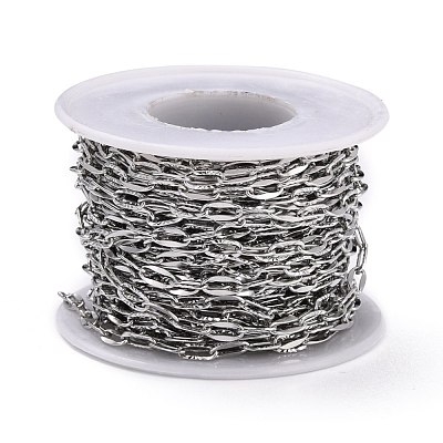 Tarnish Resistant 304 Stainless Steel Cable Chains CHS-D033-05P-01-1
