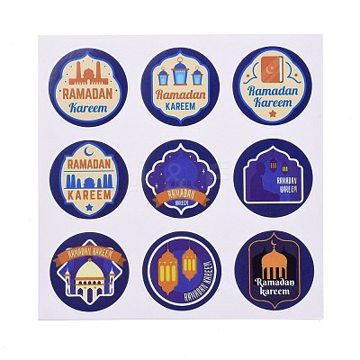 Lesser Bairam Theme Paper Stickers DIY-L063-A07-1