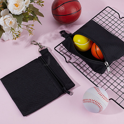 4Pcs 2 Styles Oxford Cloth PVC & Polyester Waterproof Coating Bag AJEW-DR0001-76-1