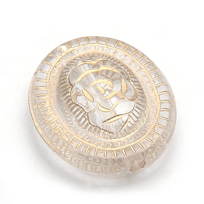 Plating Acrylic Beads PACR-S219-10-1