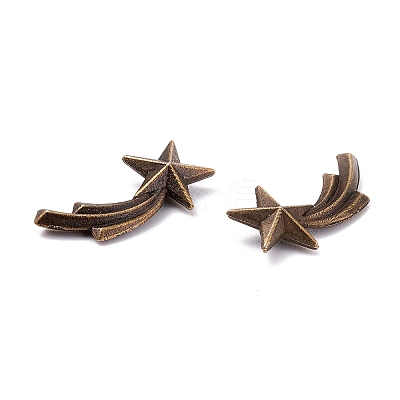 Zinc Alloy Cabochons PALLOY-WH0036-23AB-1