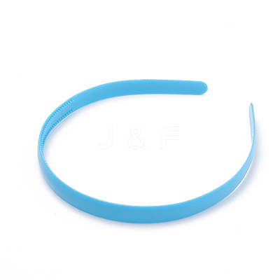 Hair Accessories Plain Plastic Hair Band Findings OHAR-N005-01A-1