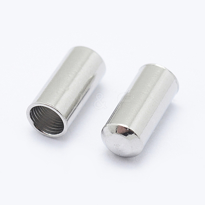 Tarnish Resistant 304 Stainless Steel Cord Ends STAS-I097-072B-1