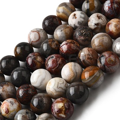 Natural Mexico Crazy Agate Beads Strands G-L615-A01-04-1