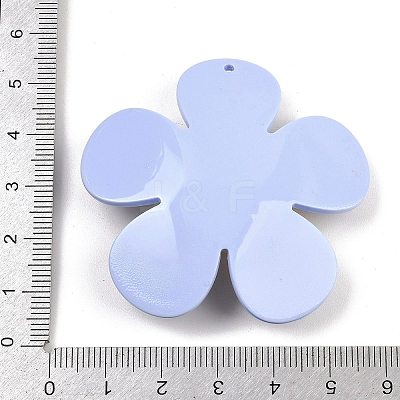 Opaque Printed Acrylic Big Pendants LS-MACR-I035-01D-1