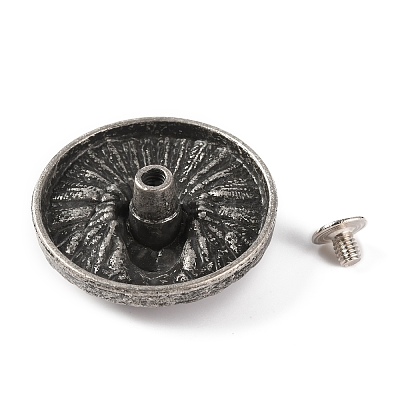 Luggage Leather Belt Alloy Craft Solid Screw Rivet DIY-WH0283-85AS-1