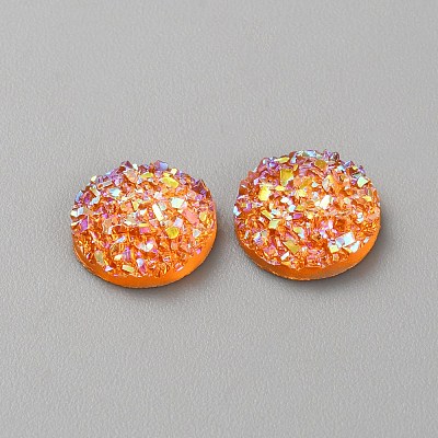 Druzy Resin Decoden Cabochons RESI-WH20007-01H-1